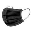 Black Disposable 3-Layer Earloop Non-Woven Face Mask - 50 pc Travel Accessories Mila Wholesale 