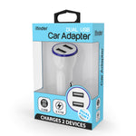 Dual Car 12V Adapter - Pack of 12
