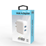 USB 2-Port Wall Adapter - Pack of 12